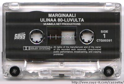 C-kasetti: Marginaali — Ulinaa 80-luvulta