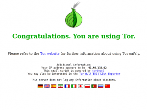 Congratulations. You are using Tor.