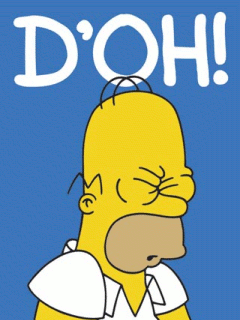 Homer: D'oh!