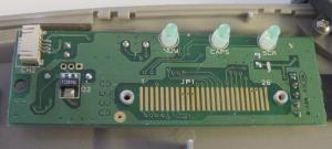 The PCB bared, from reverse side
