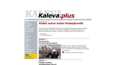 Screengrab: Kaleva.plus with userstyle applied
