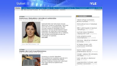 Screengrab: YLE uutiset with userstyle applied