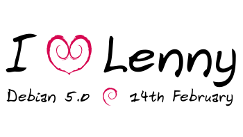 I heart Lenny — Debian 5.0 14th February