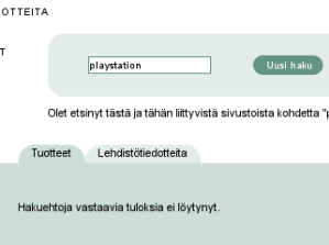 Sony Suomi, haku: Playstation